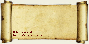 Jelisaveta Jerković vizit kartica